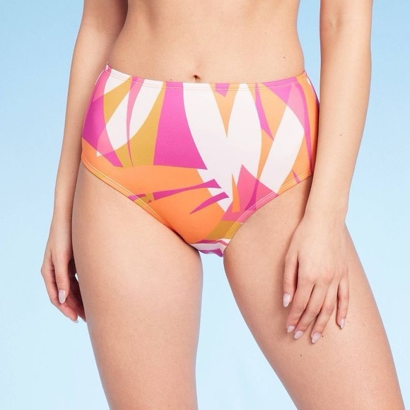 NWT high rise tropical print bikini bottoms by Kona sol - Picture 1 of 4